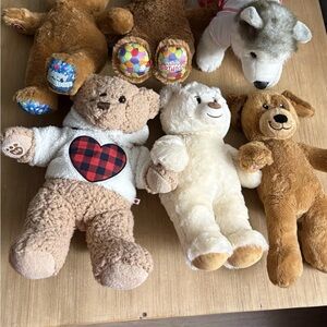 Build-A-Bear Stuffed Animals - Cream, Brown, White